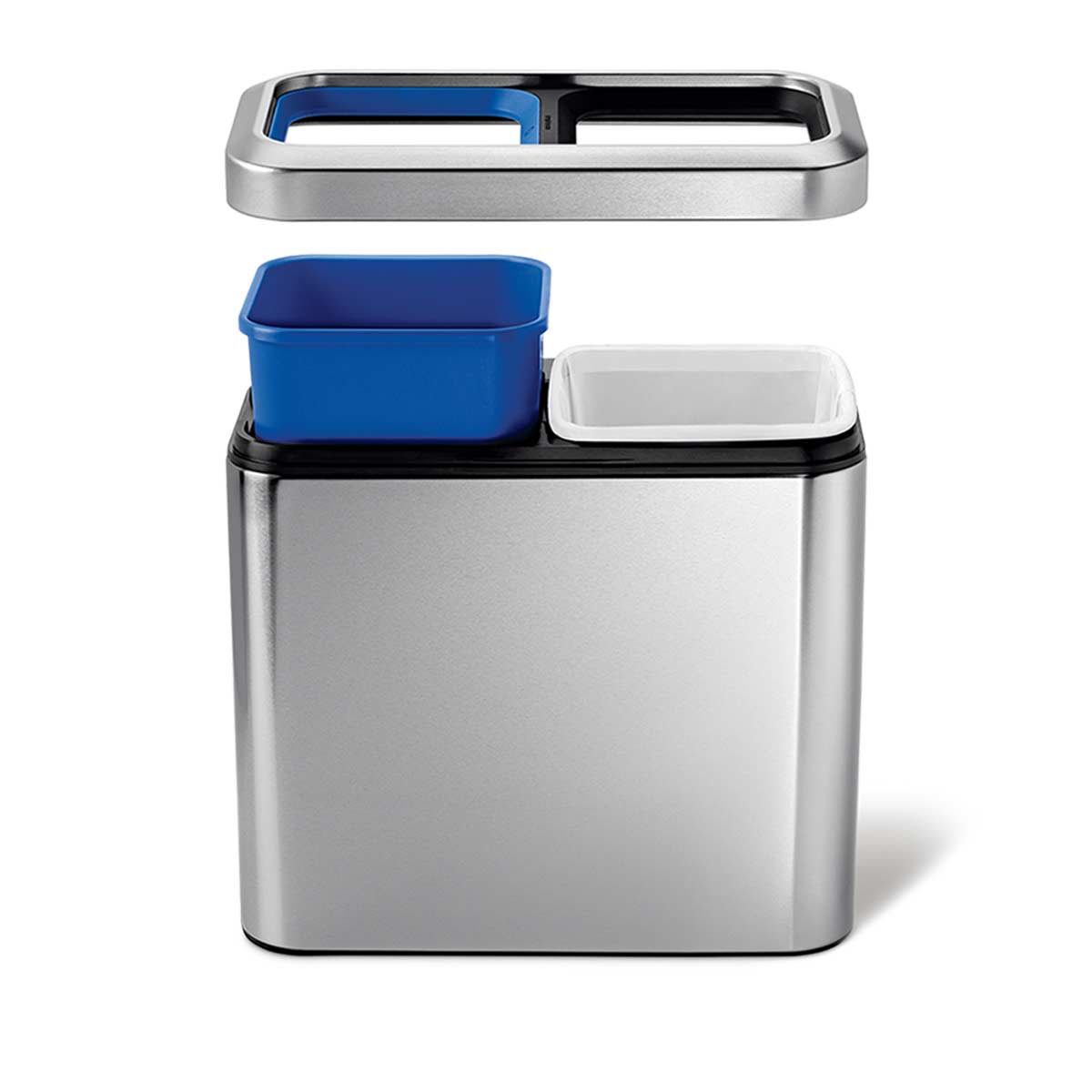 20L Dual Compartment Slim Open Can