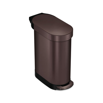 45L Slim Step Can with Liner Rim