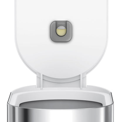 45L Slim Step Can with Liner Rim